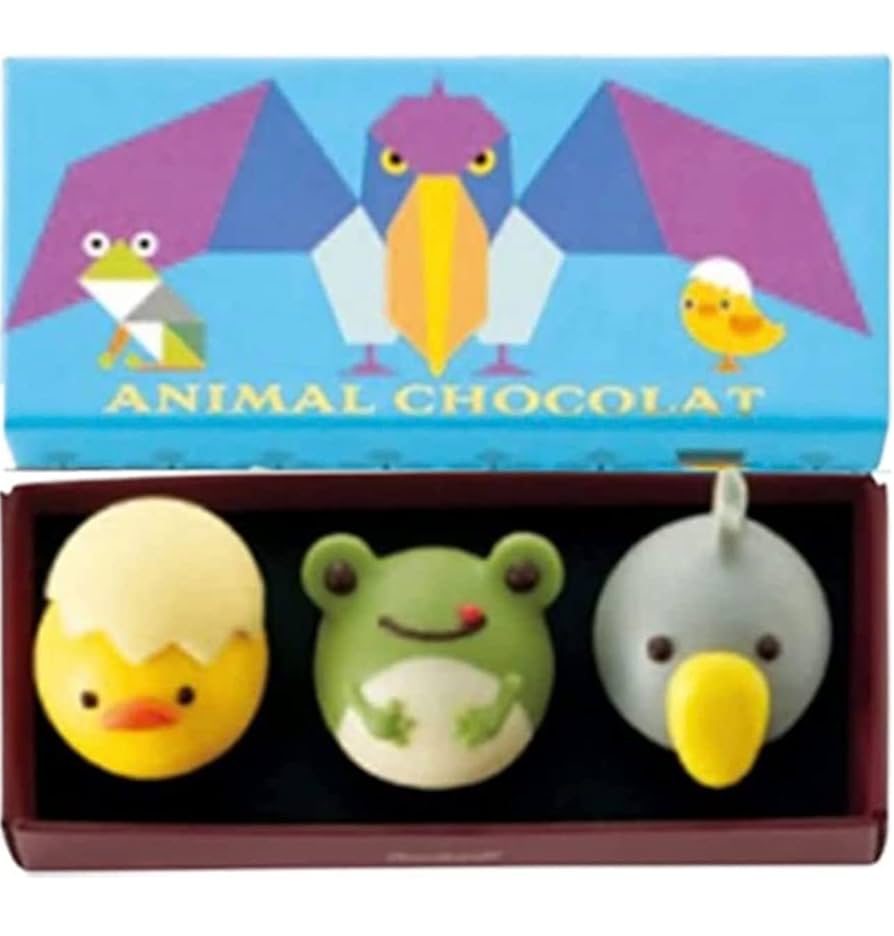 ゴンチャロフ　アニマルショコラ　３点セット Amazon.co.jp: ゴンチャロフ アニマルショコラ 1箱(3個入) 2024